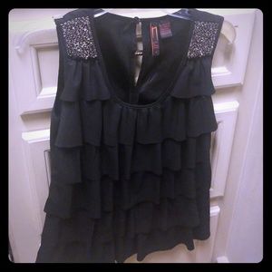 Nellie by Janice Jaraicie Black Blouse